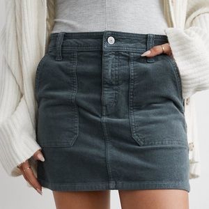 AE High-Waisted Corduroy Mini Skirt